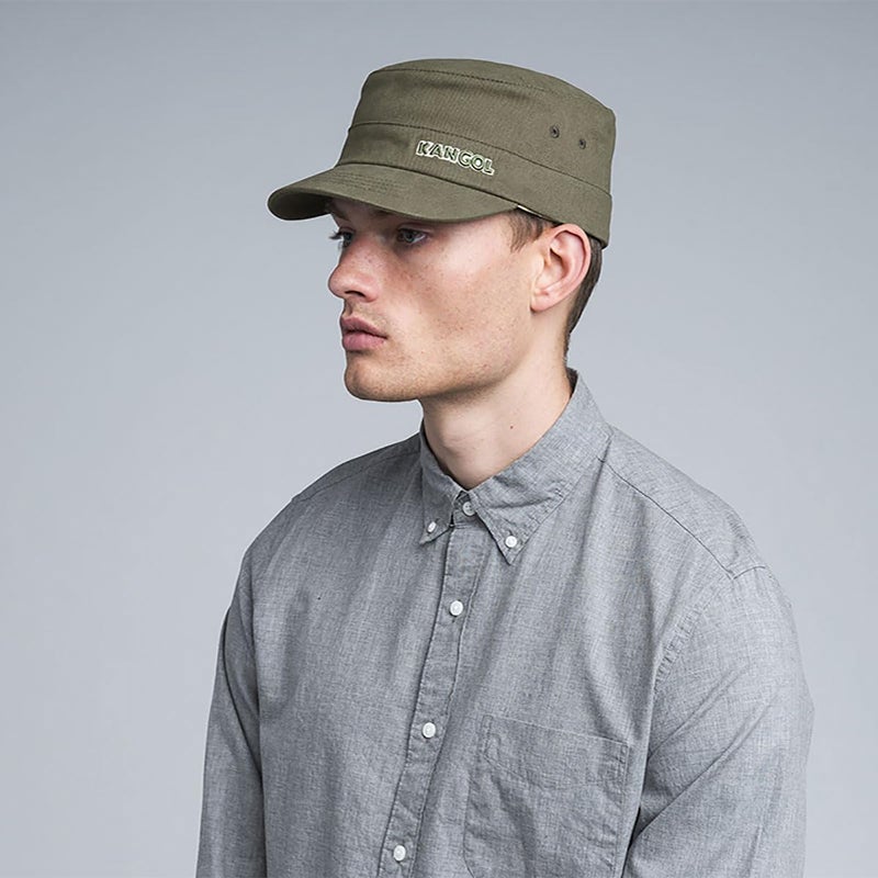 Kangol Cotton Twill Army Cap - Green/S/M Green, Small-Medium - Image 4